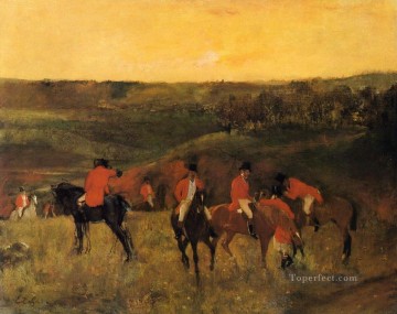 the start of the hunt Edgar Degas Oil Paintings